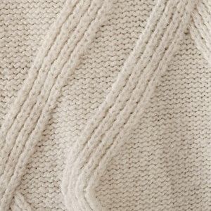 White Cozy Knit Sweater